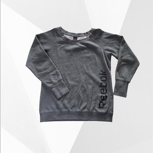 🍁3/20 Reebok logo pullover sweatshirt LG